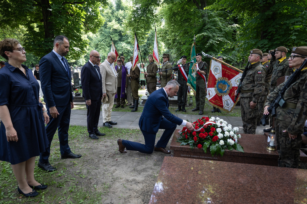 Uczczono pamięć ppor. Zdzisława Badochy „Żelaznego”. Gdańsk, 28 czerwca 2026 roku. Fot. Roman Jocher (IPN)
