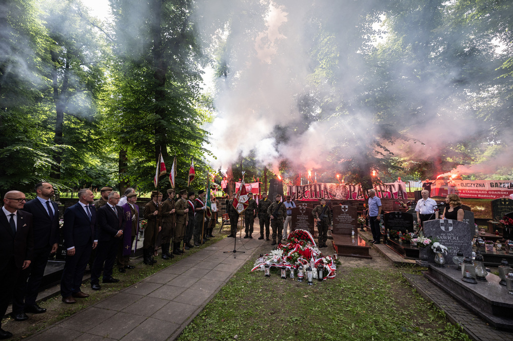 Uczczono pamięć ppor. Zdzisława Badochy „Żelaznego”. Gdańsk, 28 czerwca 2026 roku. Fot. Roman Jocher (IPN)