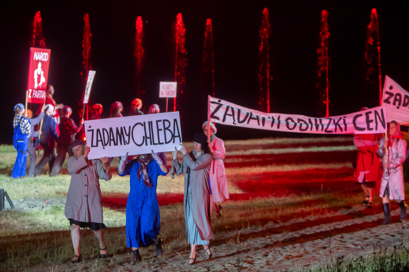 Murowana Goślina, widowisko „Orzeł i Krzyż” – obchody 70. rocznicy Poznańskiego Czerwca, Murowana Goślina – 28 czerwca 2026 r., fot. Sławomir Kasper (IPN)