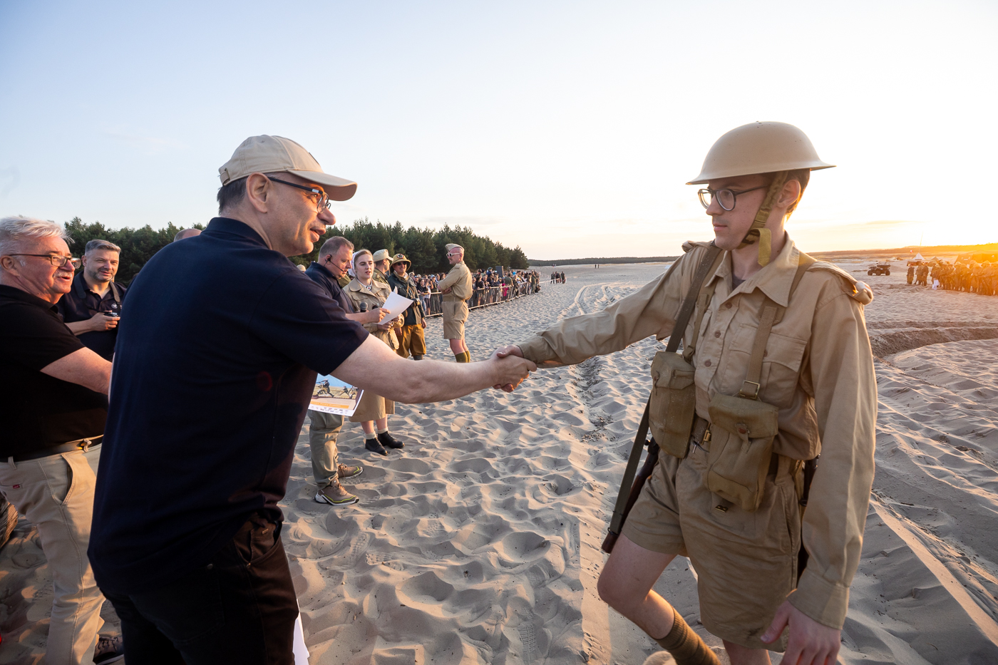 Tobruk 1941. Przystanek Żywej Historii na Pustyni Błędowskiej – Klucze, 4 lipca 2026 r. Fot. Sławek Kasper (IPN)