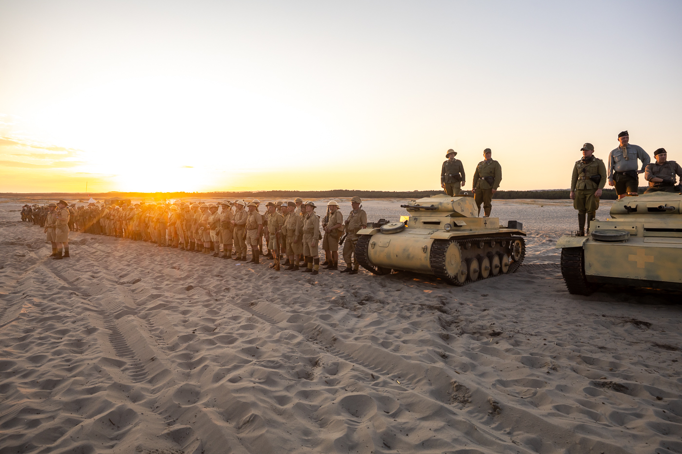 Tobruk 1941. Przystanek Żywej Historii na Pustyni Błędowskiej – Klucze, 4 lipca 2026 r. Fot. Sławek Kasper (IPN)