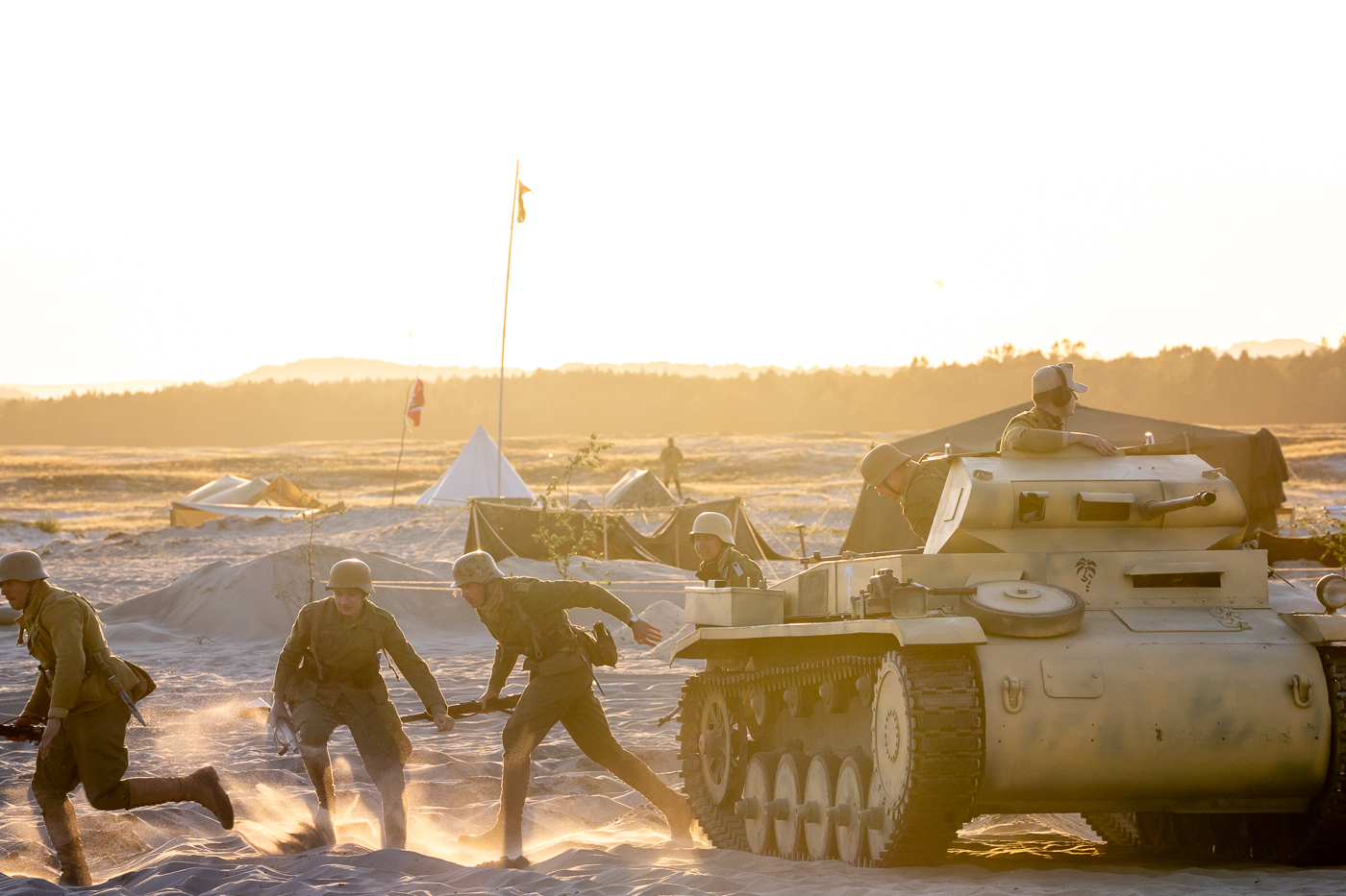 Tobruk 1941. Przystanek Żywej Historii na Pustyni Błędowskiej – Klucze, 4 lipca 2026 r. Fot. Sławek Kasper (IPN)