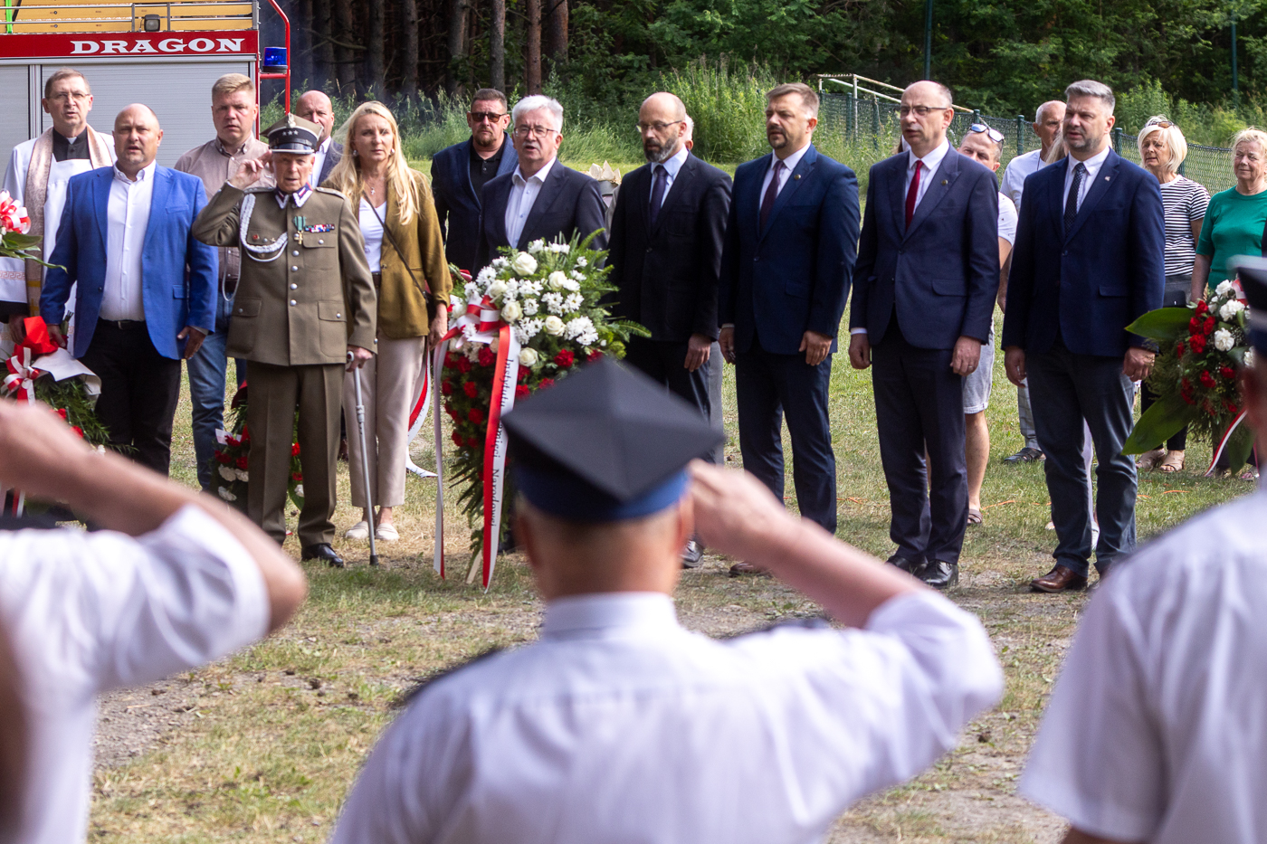 Upamiętnienie żołnierzy 2 Korpusu Polskiego gen. Władysława Andersa – Kolbark, 4 lipca 2026 r. Fot. Sławek Kasper (IPN)