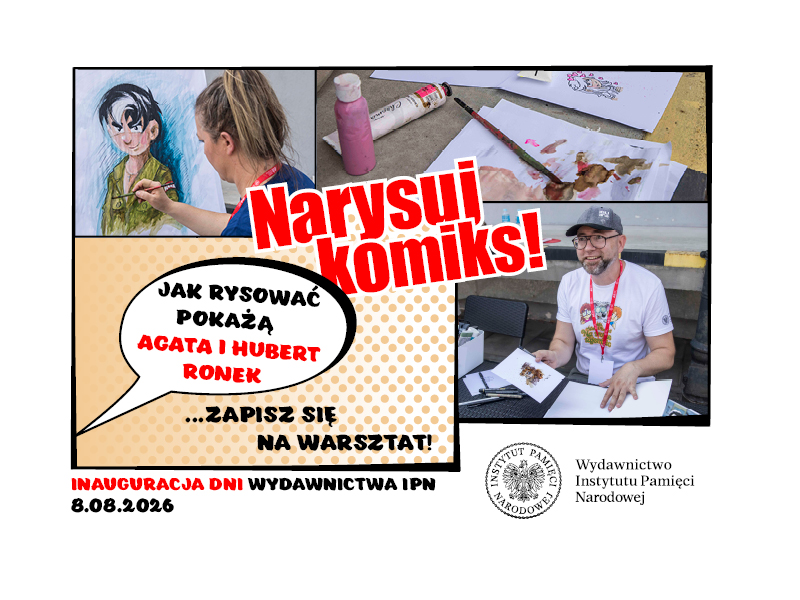 Zapisz się na warsztat i stwórz postać z komiksu!