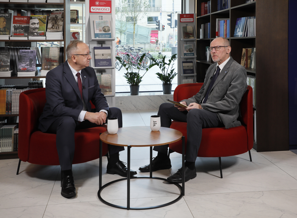 83. rocznica Zbrodni Wołyńskiej. Rozmowa z dr. hab. Karolem Polejowskim, zastępcą prezesa Instytutu Pamięci Narodowej. Fot. Piotr Życieński (IPN)
