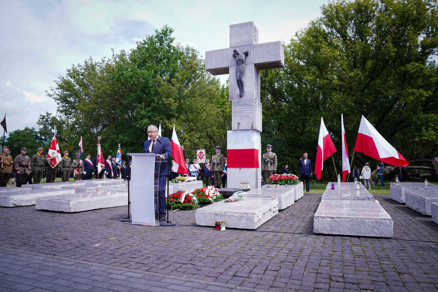 Narodowy Dzień Pamięci o Polakach – Ofiarach Ludobójstwa dokonanego przez OUN i UPA na ziemiach wschodnich II Rzeczypospolitej Polskiej, uroczystości w Warszawie, 11 lipca 2026 r., fot. Mateusz Niegowski (IPN)