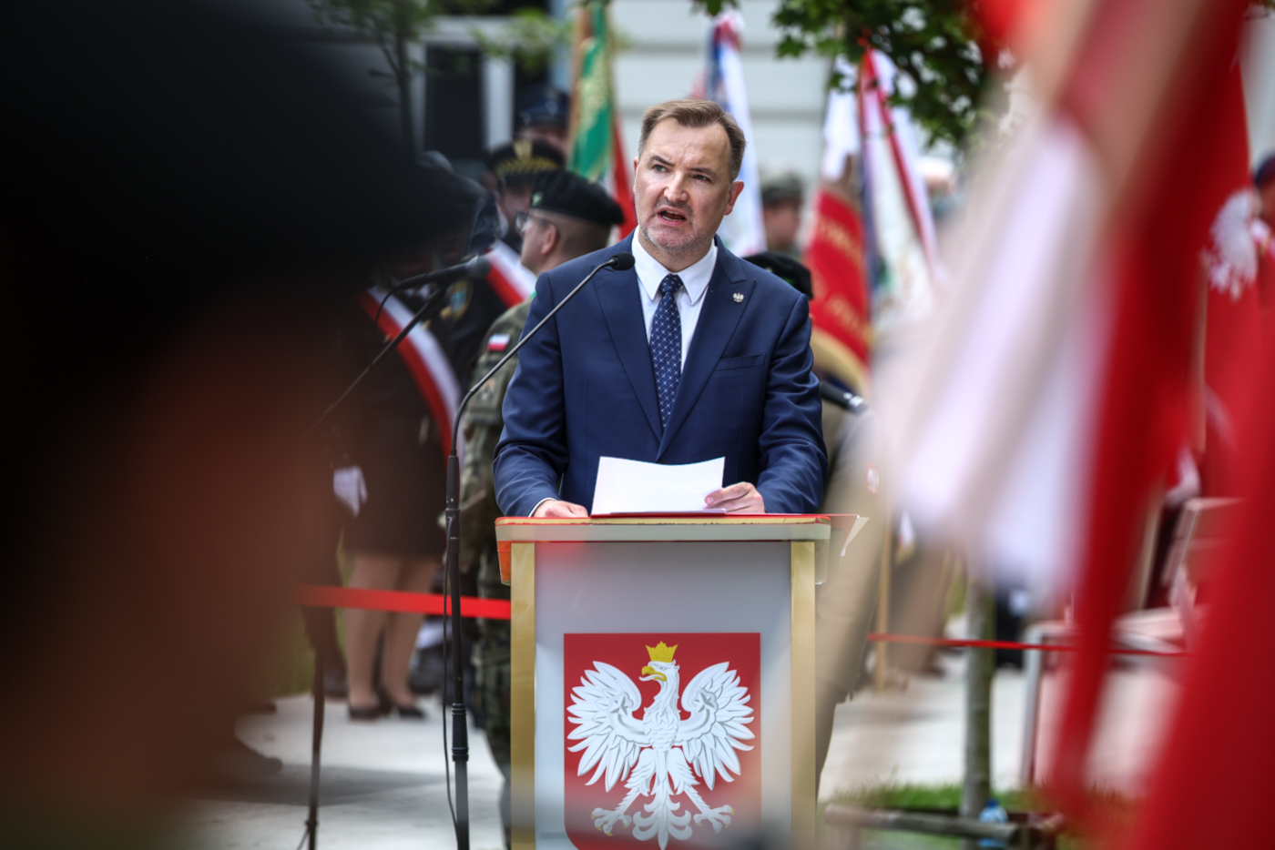 Narodowy Dzień Pamięci o Polakach – Ofiarach Ludobójstwa dokonanego przez OUN i UPA na ziemiach wschodnich II Rzeczypospolitej Polskiej, uroczystości w Zielonej Górze, fot. Sławomir Kasper (IPN)