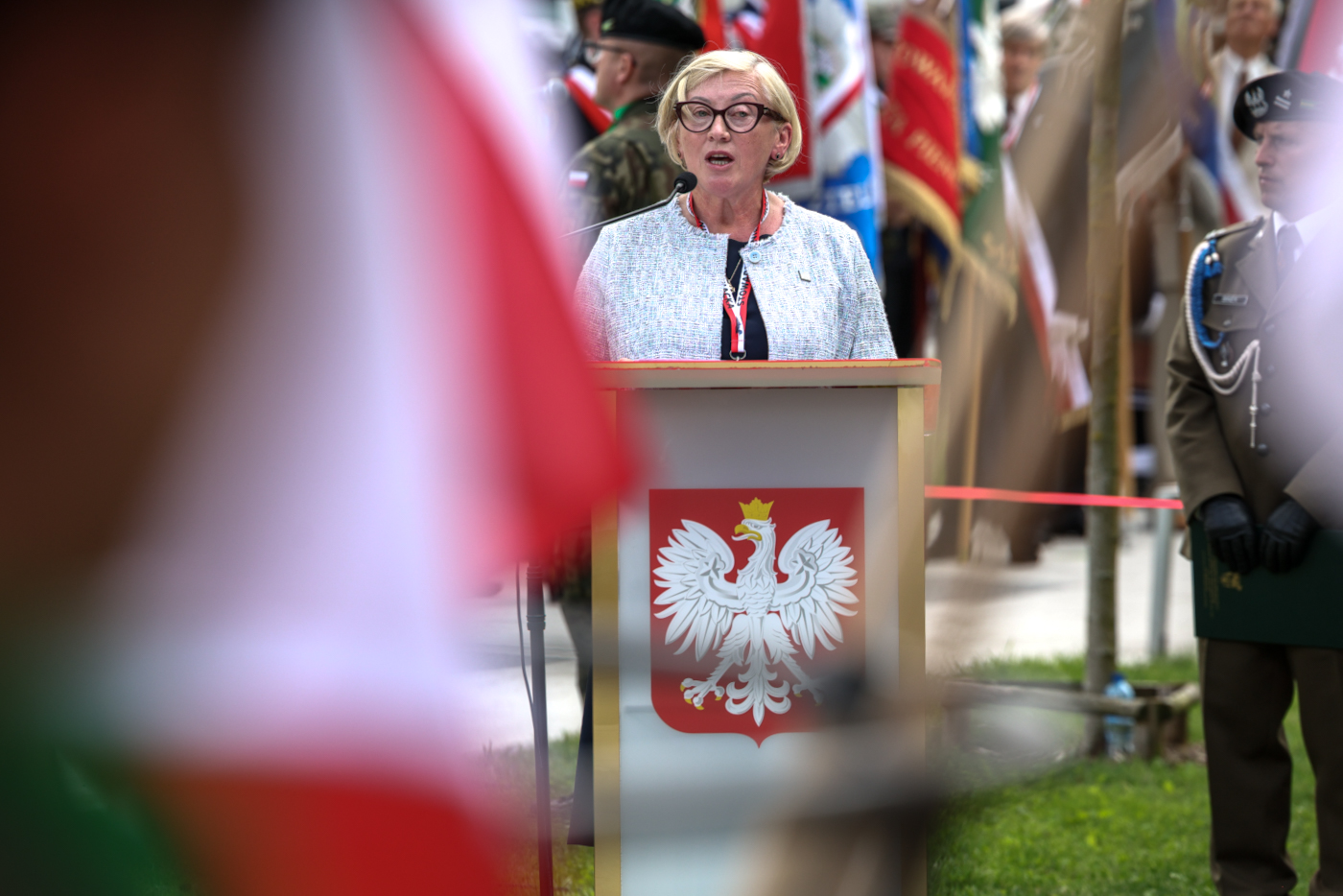 Narodowy Dzień Pamięci o Polakach – Ofiarach Ludobójstwa dokonanego przez OUN i UPA na ziemiach wschodnich II Rzeczypospolitej Polskiej, uroczystości w Zielonej Górze, fot. Sławomir Kasper (IPN)