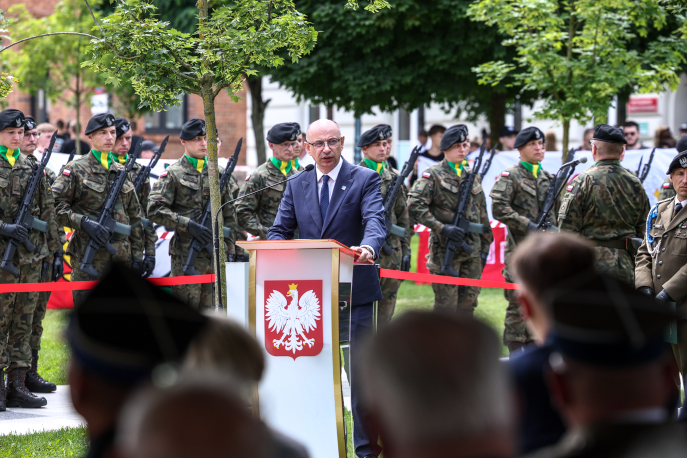 Narodowy Dzień Pamięci o Polakach – Ofiarach Ludobójstwa dokonanego przez OUN i UPA na ziemiach wschodnich II Rzeczypospolitej Polskiej, uroczystości w Zielonej Górze, fot. Sławomir Kasper (IPN)
