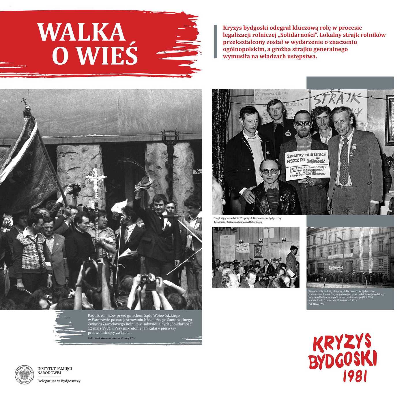 Wystawa IPN „Kryzys Bydgoski 1981”