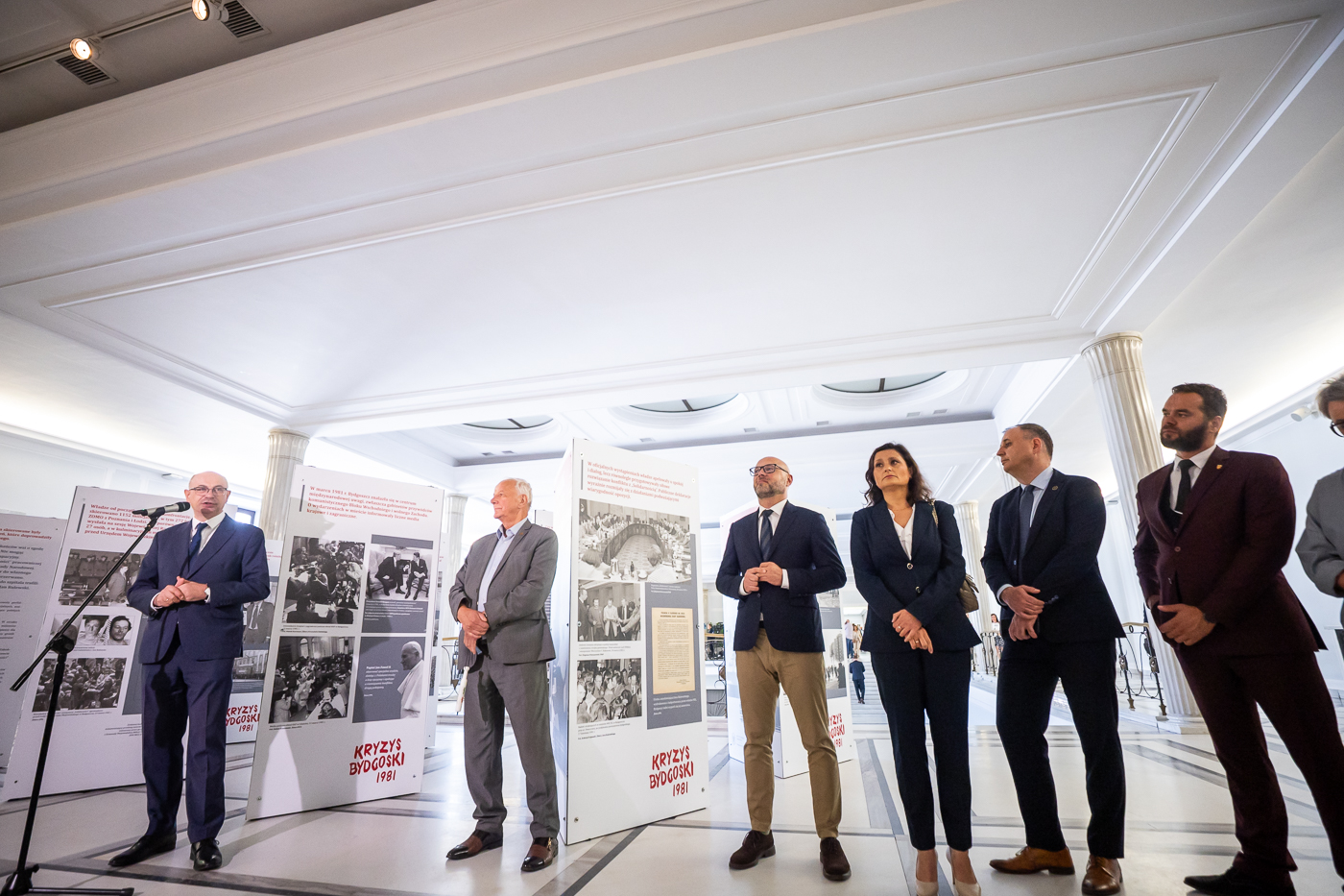 W Sejmie RP zaprezentowaliśmy wystawę „Kryzys Bydgoski 1981” – Warszawa, 15 lipca 2026. Fot. Sławek Kasper (IPN)