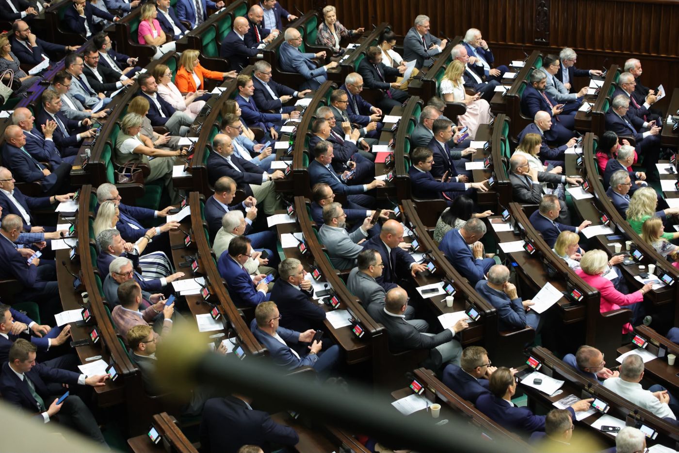 Głosowanie nad wyborem Prezesa IPN podczas 62. posiedzenia Sejmu Rzeczypospolitej Polskiej X kadencji – 17 lipca 2026. Fot. Dariusz Skrzyniarz (IPN)