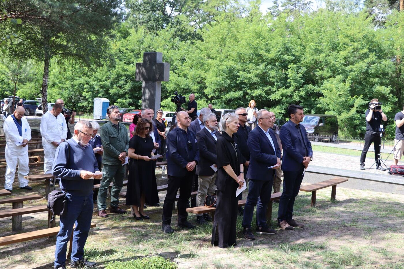 Msza św. w intencji ofiar Zbrodni Wołyńskiej na cmentarzu w Ostrówkach – 28 lipca 2026. Fot. Artur Chomicz (IPN)