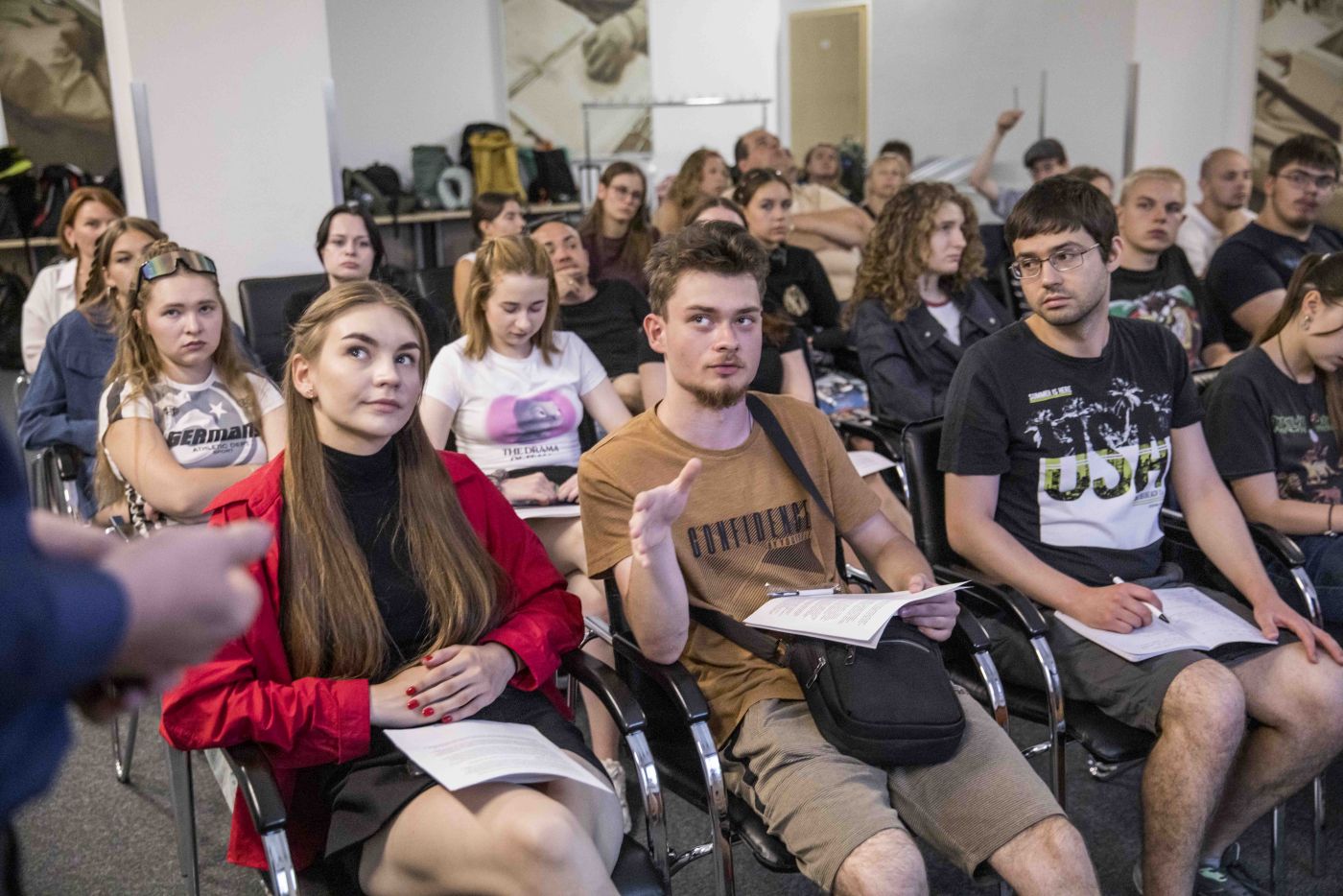 Wizyta młodzieży z Francji, Ukrainy i Niemiec w Archiwum IPN – Warszawa, 29 lipca 2026. Fot. Katarzyna Adamów (IPN)