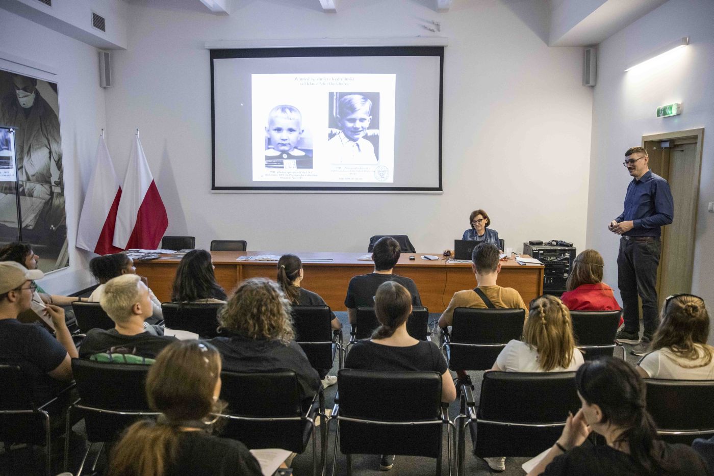 Wizyta młodzieży z Francji, Ukrainy i Niemiec w Archiwum IPN – Warszawa, 29 lipca 2026. Fot. Katarzyna Adamów (IPN)