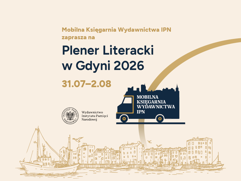 Mobilna księgarnia Wydawnictwa IPN w Gdyni – 31 lipca – 2 sierpnia 2026