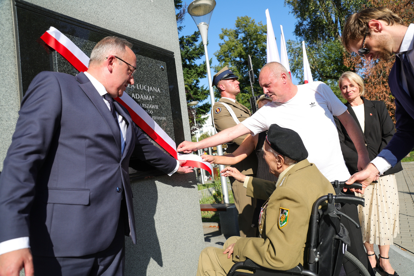 Upamiętniliśmy sierż. Kazimierza Lucjana Szczeszka, Warszawskie Powązki – 30 lipca 2026 r., fot. Dariusz Skrzyniarz (IPN)