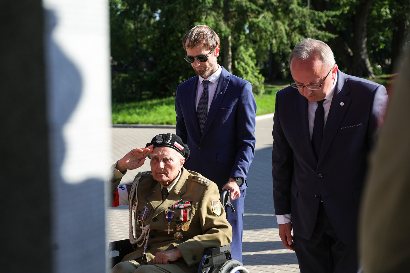 Upamiętniliśmy sierż. Kazimierza Lucjana Szczeszka, Warszawskie Powązki – 30 lipca 2026 r., fot. Dariusz Skrzyniarz (IPN)