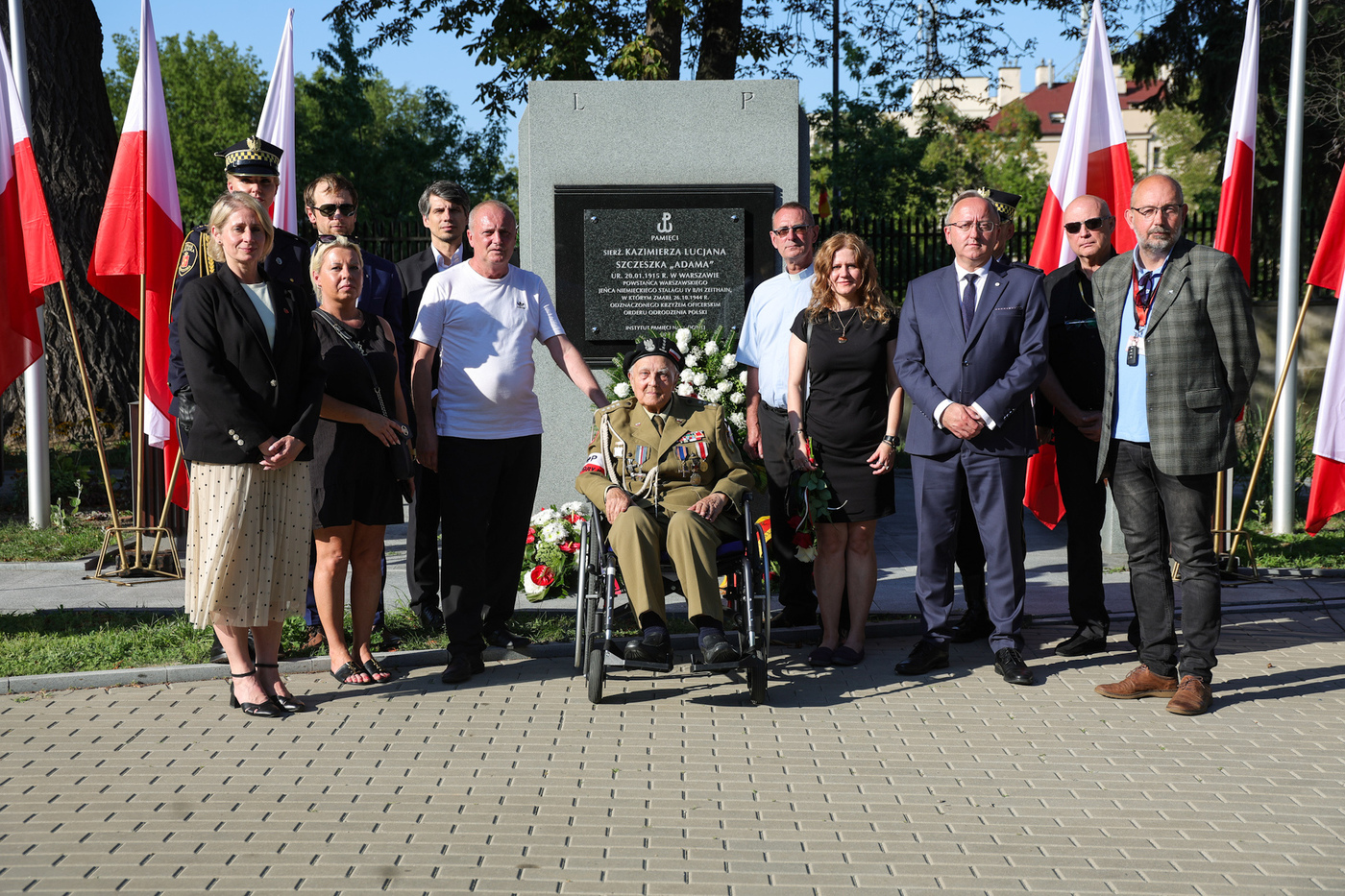 Upamiętniliśmy sierż. Kazimierza Lucjana Szczeszka, Warszawskie Powązki – 30 lipca 2026 r., fot. Dariusz Skrzyniarz (IPN)
