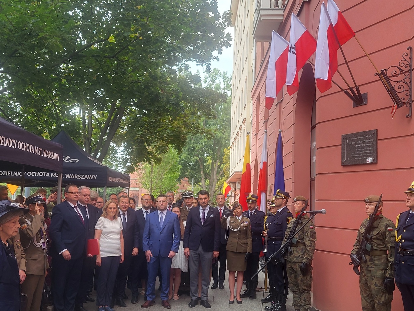 Uroczystości przy ul. ul. Filtrowej 68 – Warszawa, 1 sierpnia 2026. Fot. Iwona Spałek (IPN)