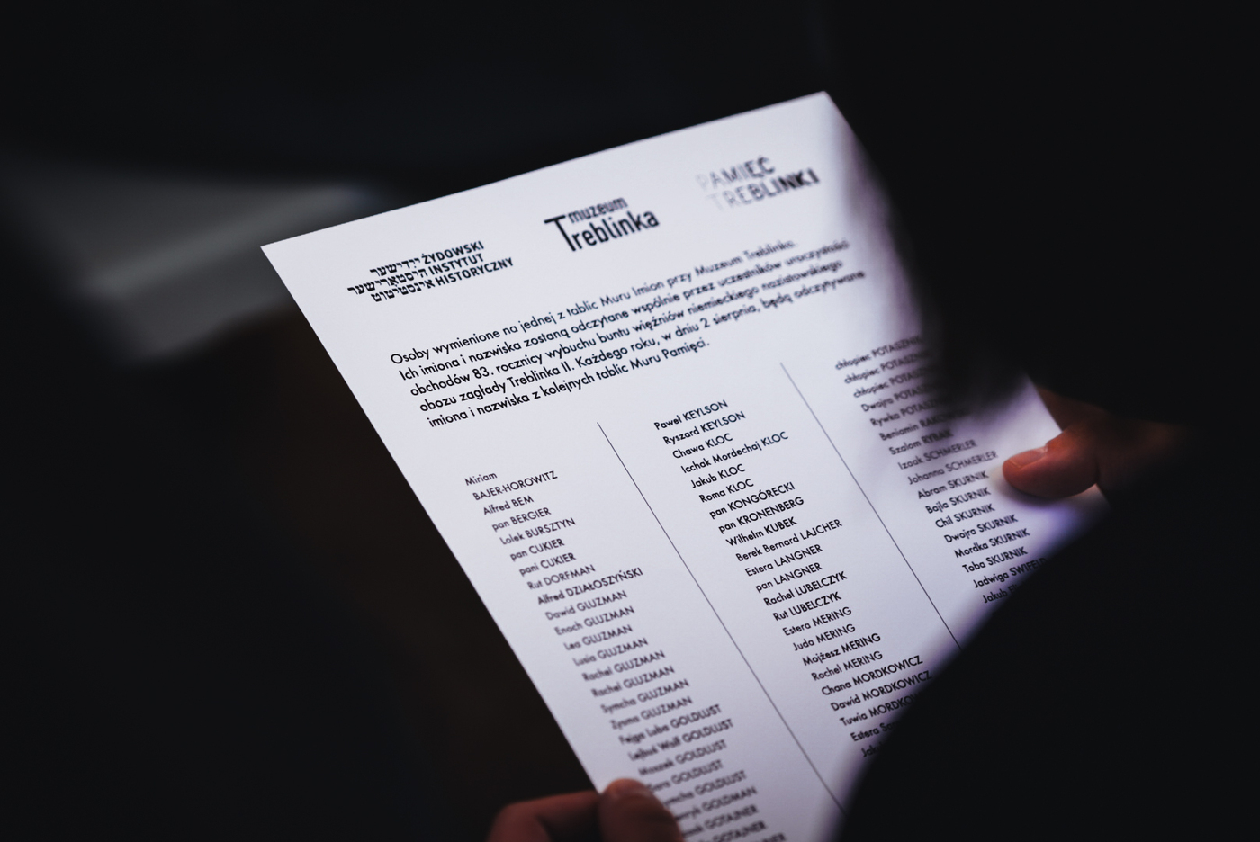 Uroczystości w 83. rocznicę buntu więźniów obozu śmierci Treblinka II – 2 sierpnia 2026. Fot. Mateusz Niegowski (IPN)