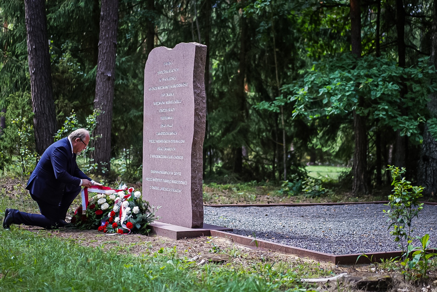 Uroczystości w 83. rocznicę buntu więźniów obozu śmierci Treblinka II – 2 sierpnia 2026. Fot. Mateusz Niegowski (IPN)