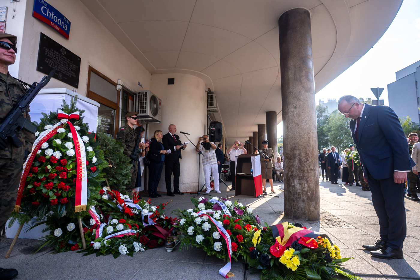 82. rocznica zdobycia posterunku żandarmerii niemieckiej „Nordwache”. Warszawa, 3 sierpnia 2026 roku. Fot. Sławomir Kasper (IPN)