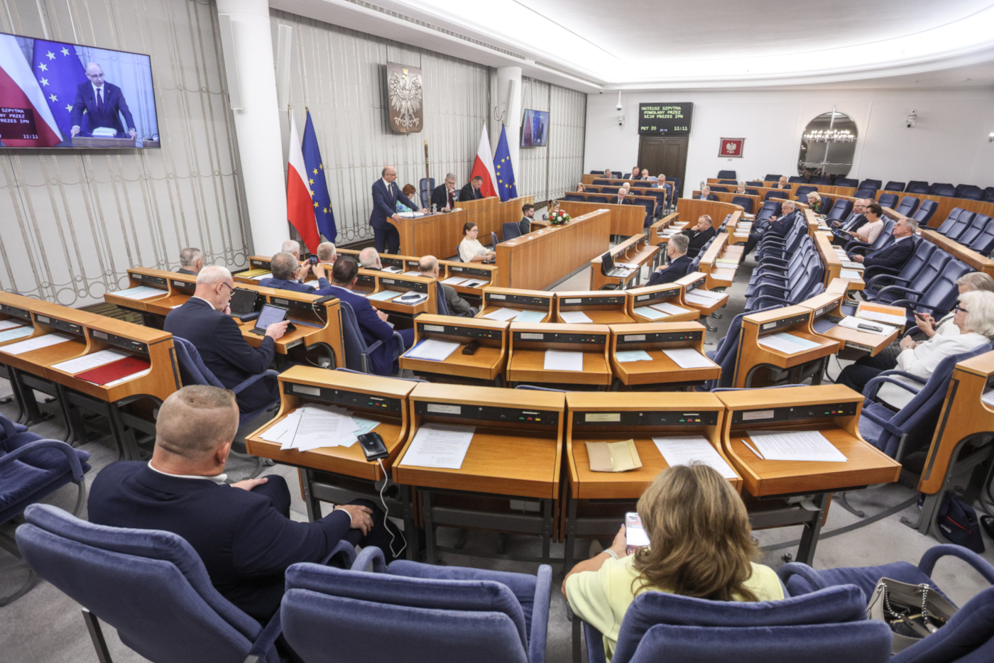Senat RP nie wyraził zgody na powołanie dr. Mateusza Szpytmy na Prezesa Instytutu Pamięci Narodowej – Warszawa, 6 sierpnia 2026. Fot. Sławek Kasper (IPN)