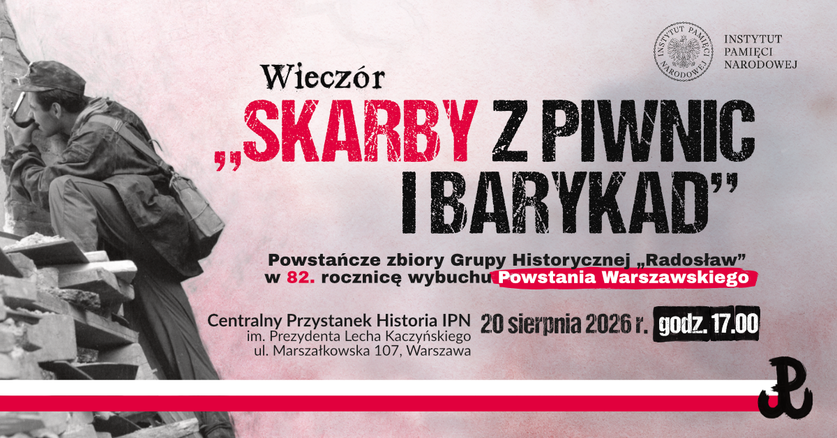 „Skarby z piwnic i barykad” – spotkanie w 82. rocznicę Powstania Warszawskiego