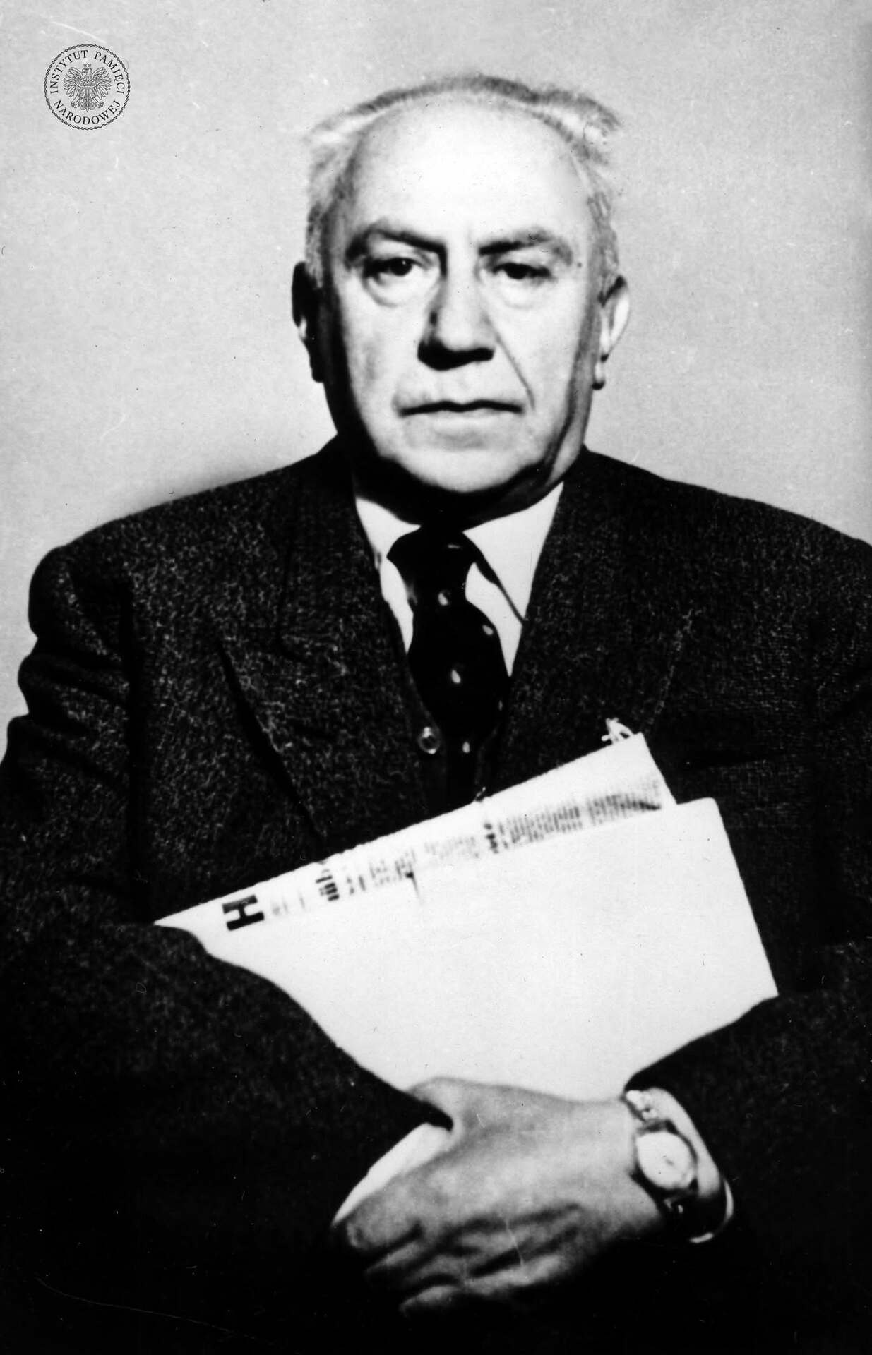 Ludwik Hirszfeld, 1949 r. (fot. z zasobu AIPN)