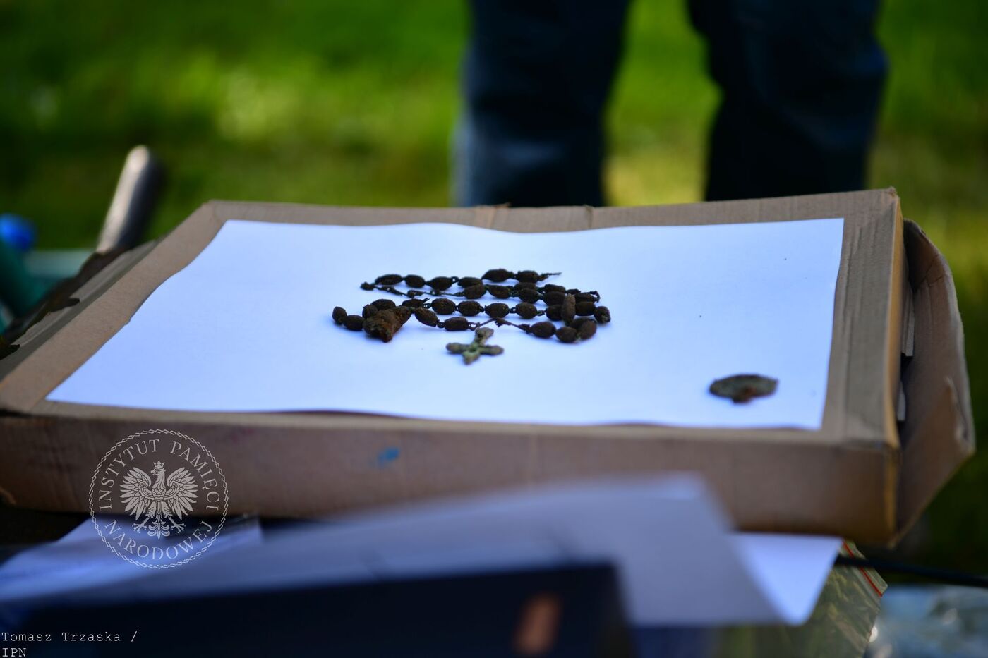 Prace poszukiwawcze IPN w Ornecie – 11–13 sierpnia 2026 r. Fot. ks. Tomasz Trzaska (IPN)