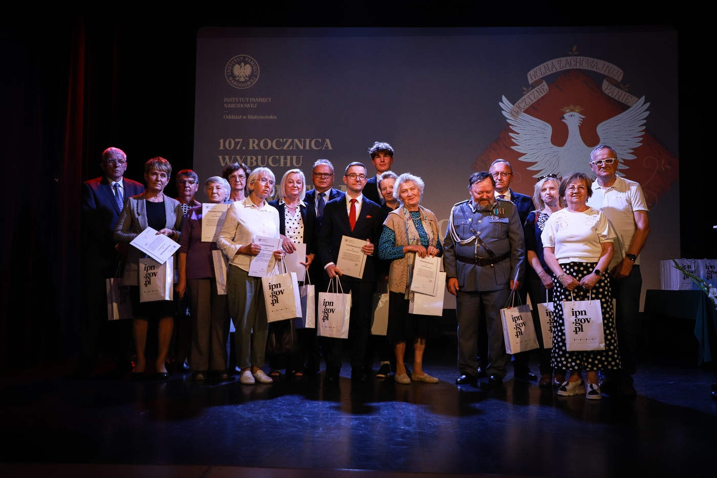 Uroczystość 107. rocznicy Powstania Sejneńskiego, 23 sierpnia 2026 r. fot. Paula Prudziłowicz (IPN)
