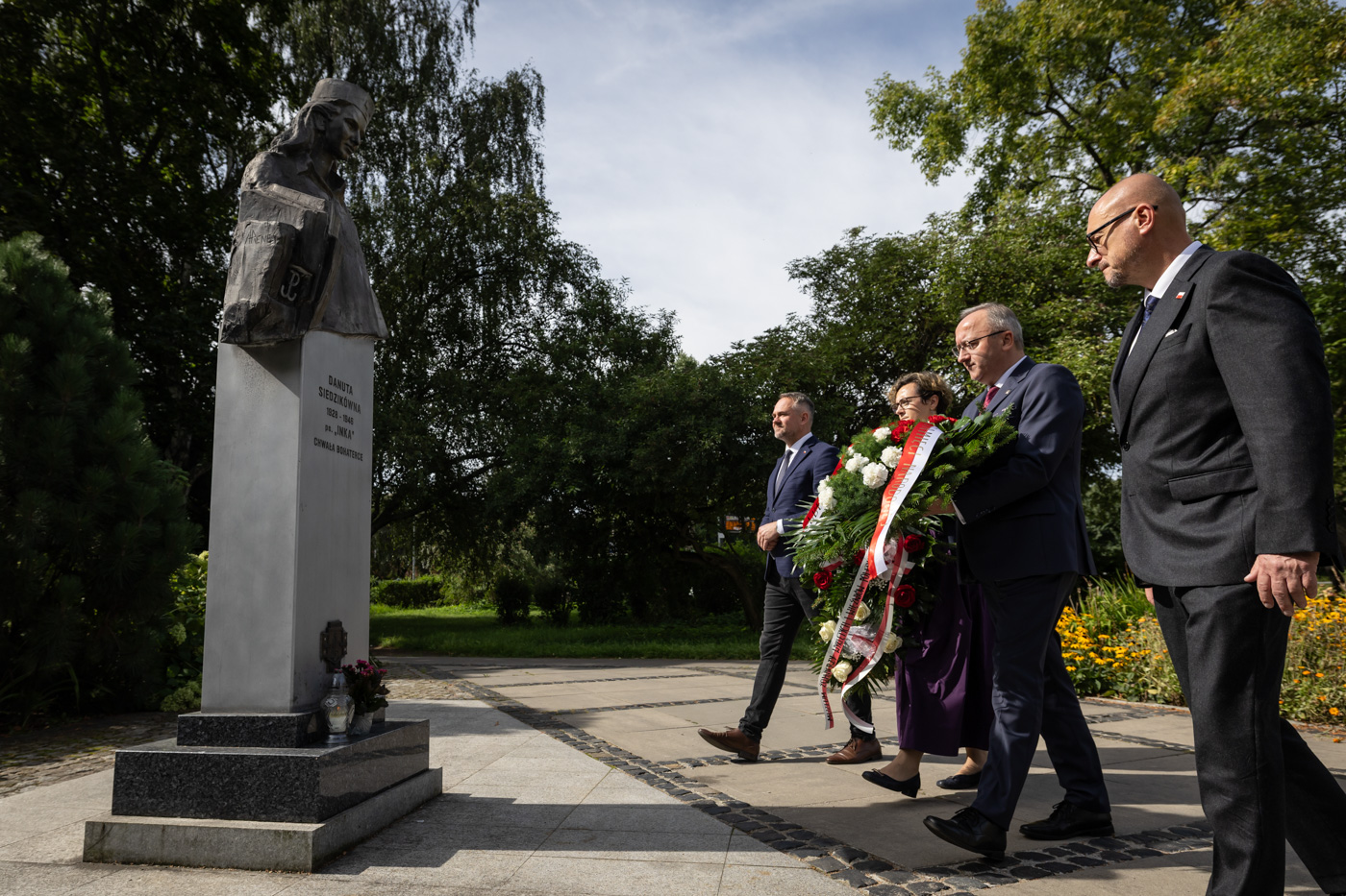 bchody 80. rocznicy śmierci żołnierzy 5. Wileńskiej Brygady Armii Krajowej Feliksa Selmanowicza „Zagończyka” i Danuty Siedzikówny „Inki” – Gdańsk, 28 sierpnia 2026. Fot. Roman Jocher