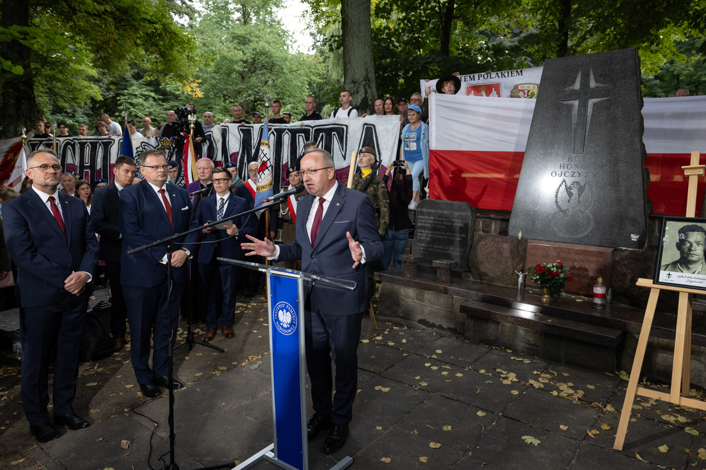 Obchody 80. rocznicy śmierci żołnierzy 5. Wileńskiej Brygady Armii Krajowej Feliksa Selmanowicza „Zagończyka” i Danuty Siedzikówny „Inki”, Gdańsk - 28 sierpnia 2026 r., fot. Roman Jocher