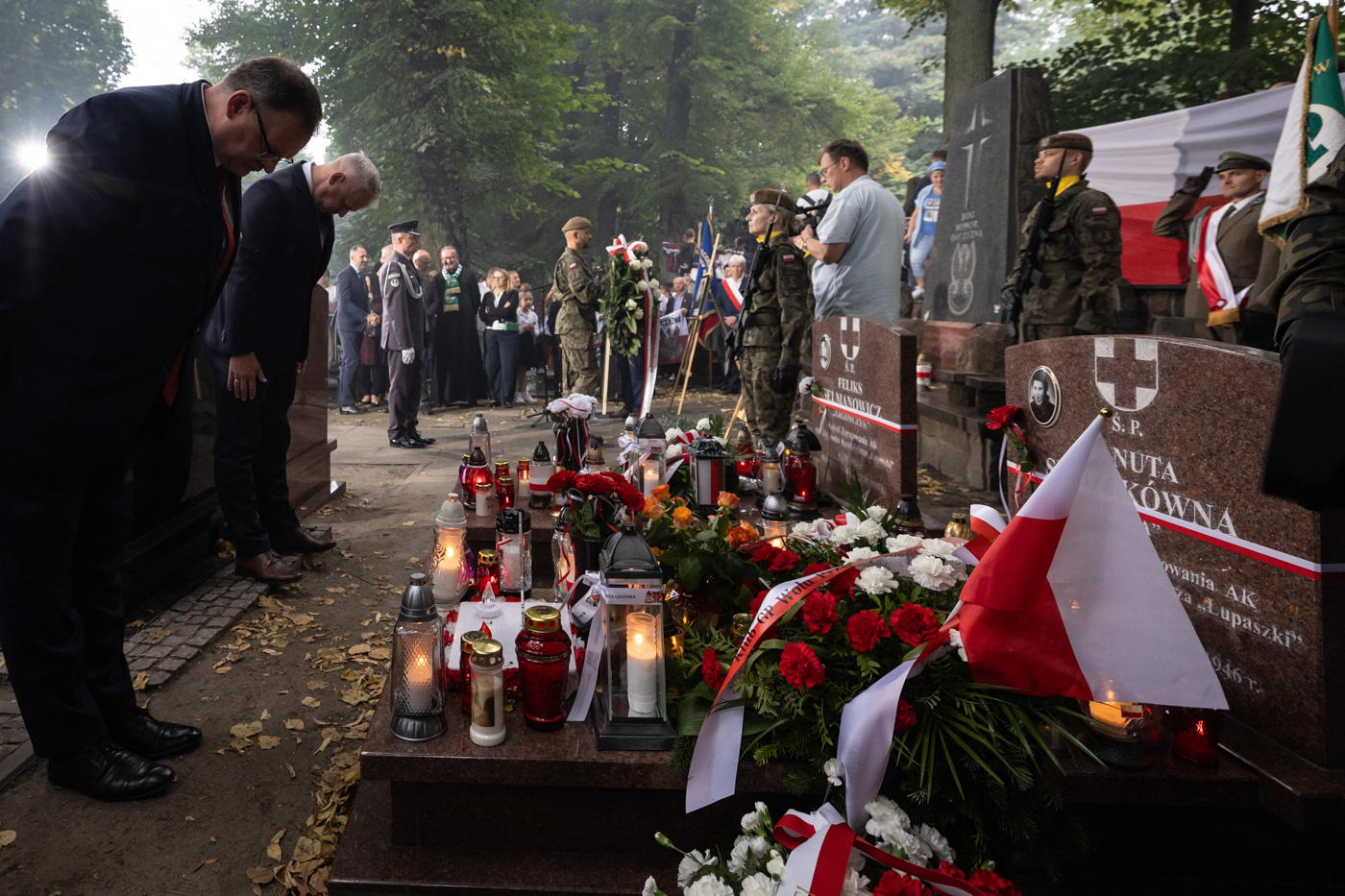 Obchody 80. rocznicy śmierci żołnierzy 5. Wileńskiej Brygady Armii Krajowej Feliksa Selmanowicza „Zagończyka” i Danuty Siedzikówny „Inki”, Gdańsk - 28 sierpnia 2026 r., fot. Roman Jocher