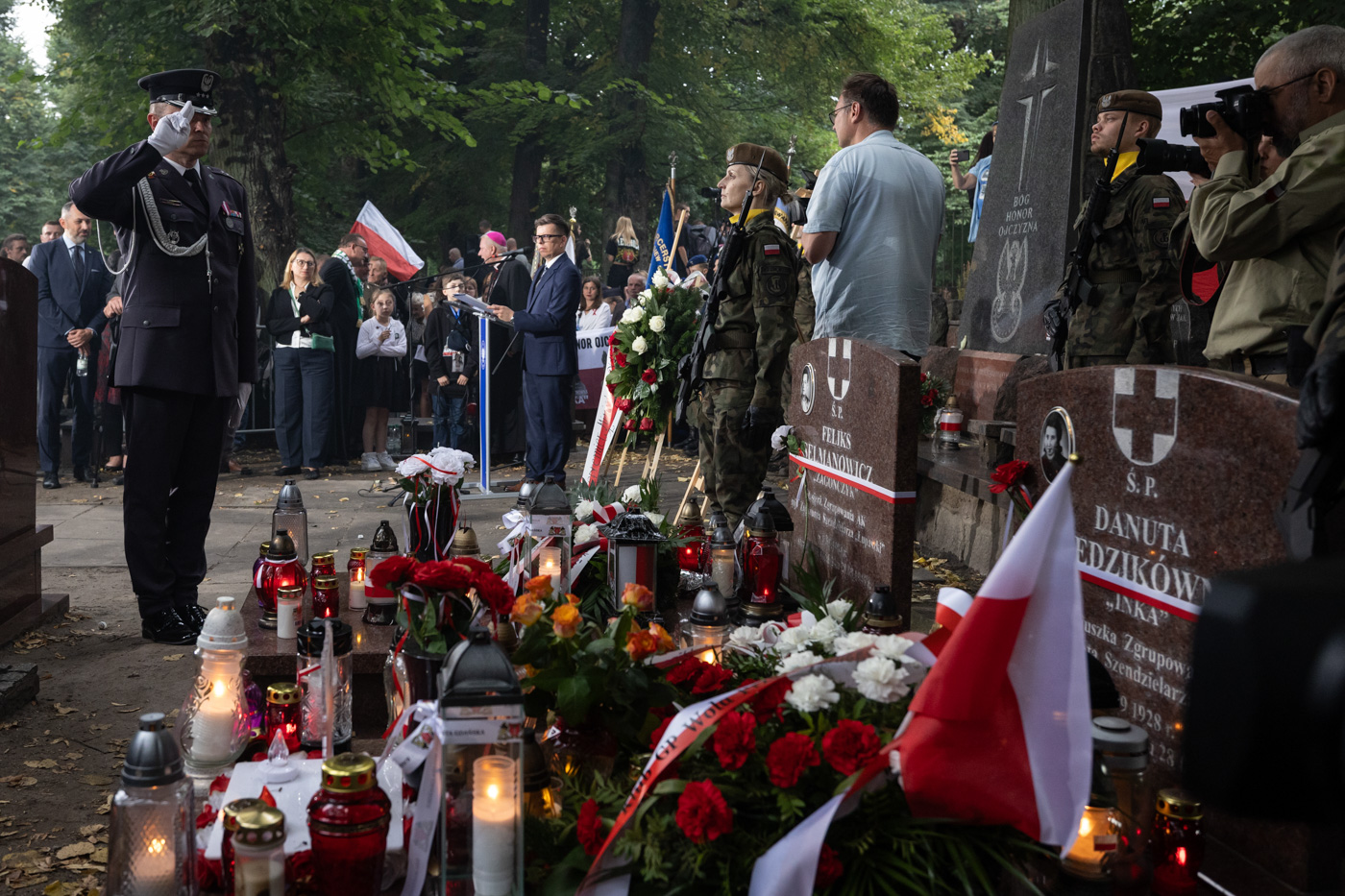 Obchody 80. rocznicy śmierci żołnierzy 5. Wileńskiej Brygady Armii Krajowej Feliksa Selmanowicza „Zagończyka” i Danuty Siedzikówny „Inki”, Gdańsk - 28 sierpnia 2026 r., fot. Roman Jocher