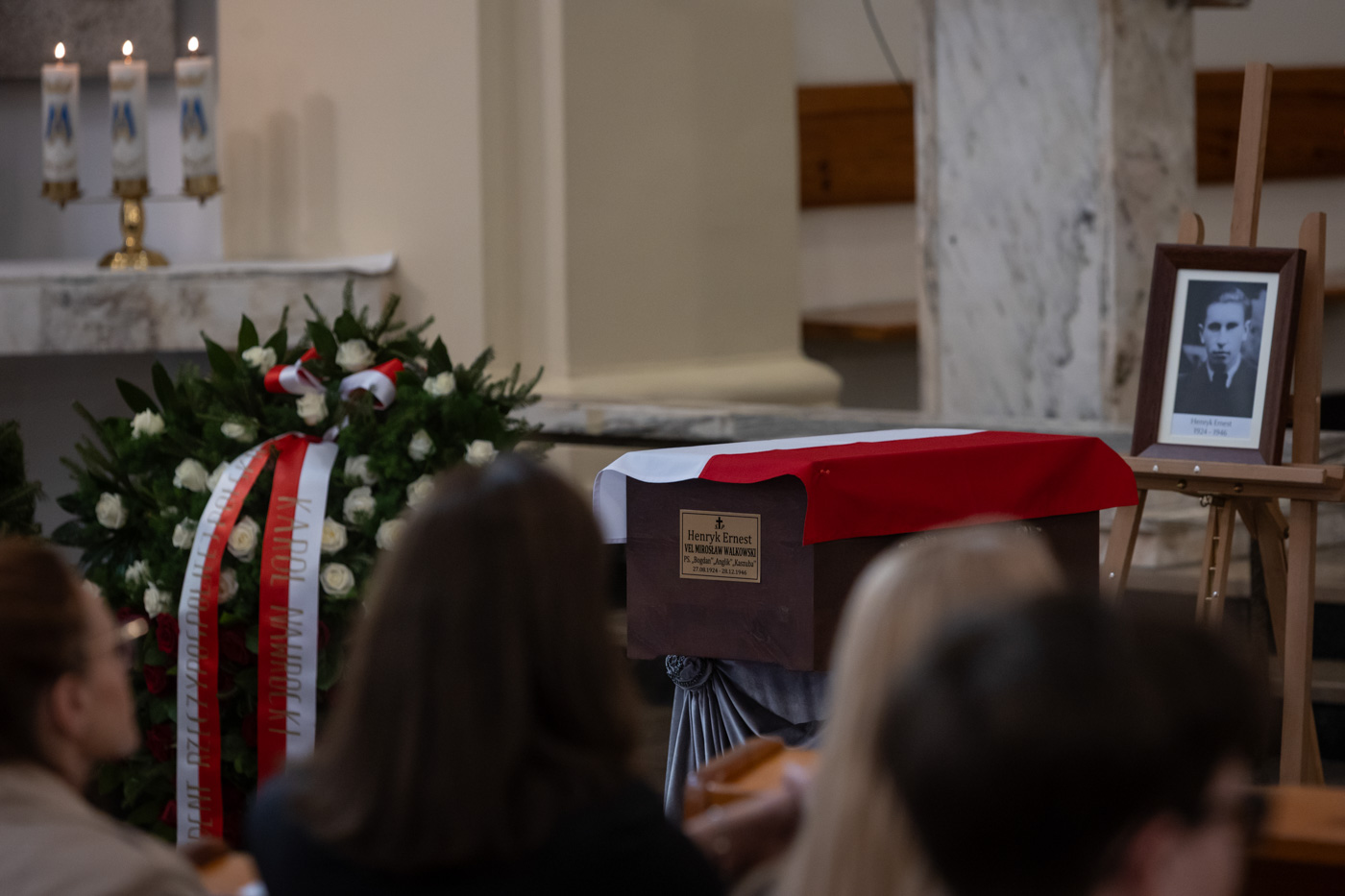 Uroczystości pogrzebowe Henryka Ernesta vel Mirosława Walkowskiego. Gdańsk, 4 września 2026 r. Fot. Roman Jocher (IPN)