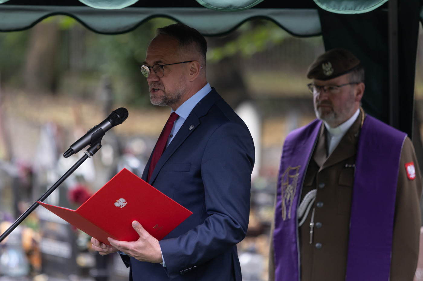 Uroczystości pogrzebowe Henryka Ernesta vel Mirosława Walkowskiego. Gdańsk, 4 września 2026 r. Fot. Roman Jocher (IPN)