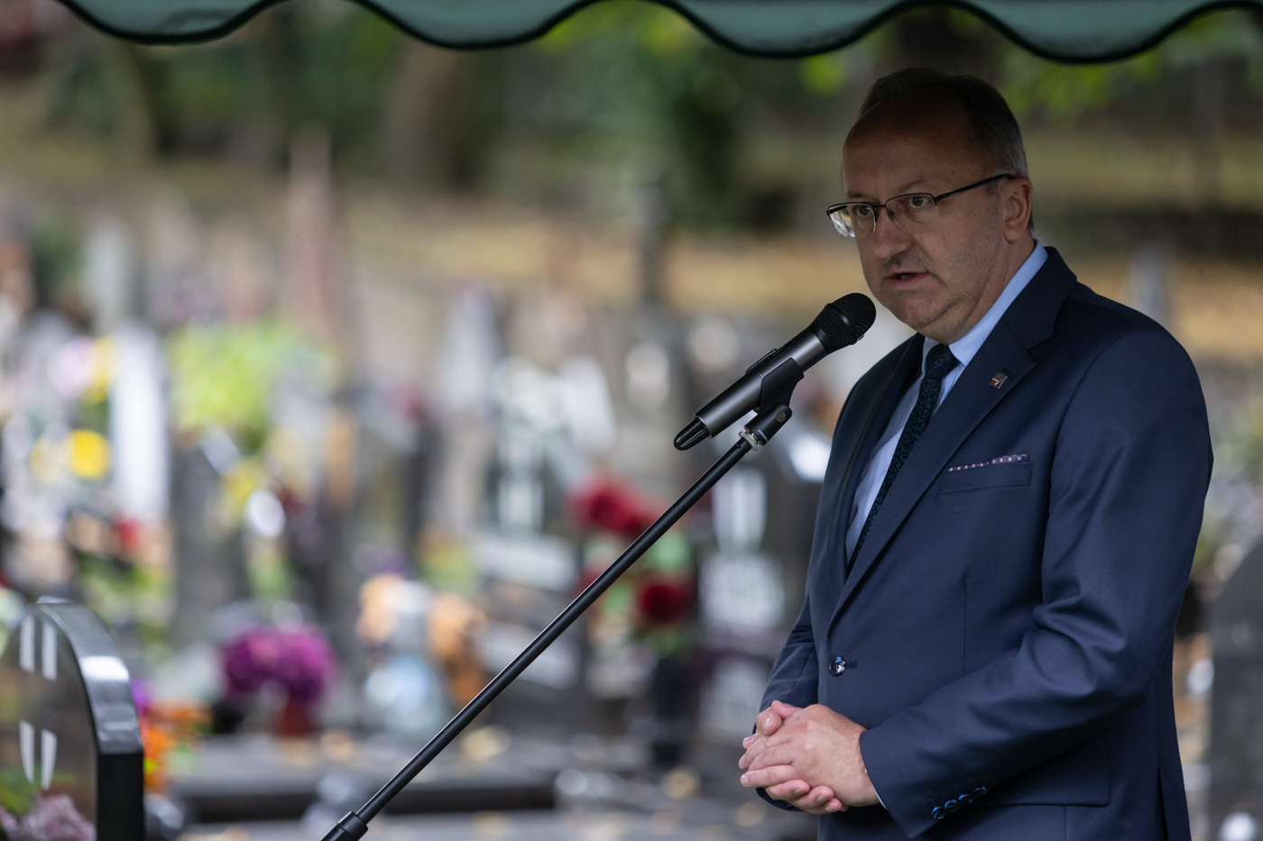 Uroczystości pogrzebowe Henryka Ernesta vel Mirosława Walkowskiego. Gdańsk, 4 września 2026 r. Fot. Roman Jocher (IPN)