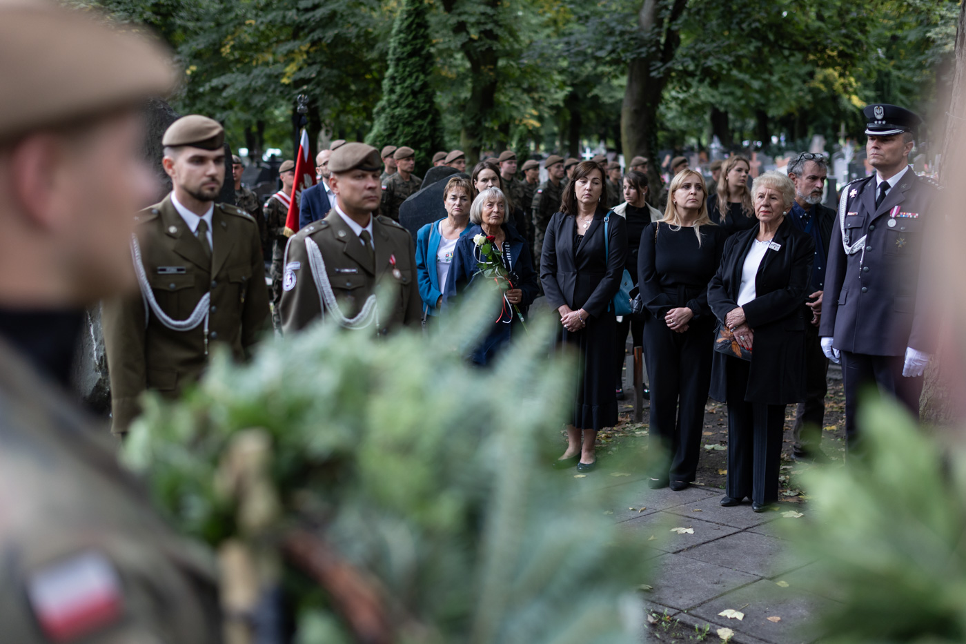 Uroczystości pogrzebowe Henryka Ernesta vel Mirosława Walkowskiego. Gdańsk, 4 września 2026 r. Fot. Roman Jocher (IPN)