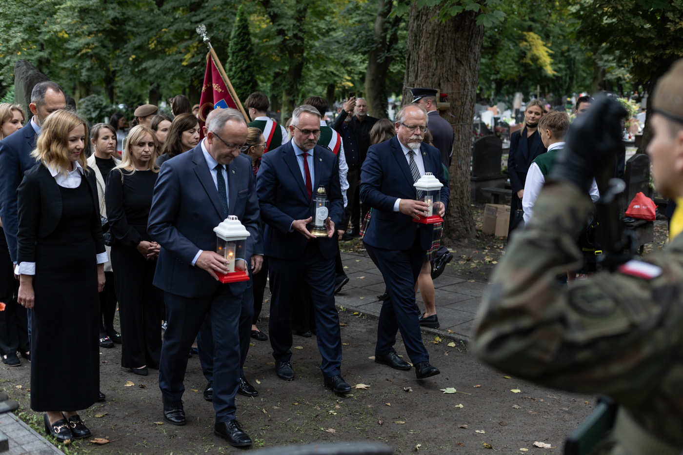 Uroczystości pogrzebowe Henryka Ernesta vel Mirosława Walkowskiego. Gdańsk, 4 września 2026 r. Fot. Roman Jocher (IPN)