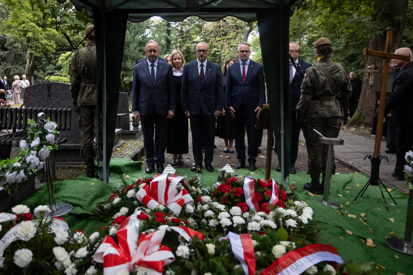 Uroczystości pogrzebowe Henryka Ernesta vel Mirosława Walkowskiego. Gdańsk, 4 września 2026 r. Fot. Roman Jocher (IPN)