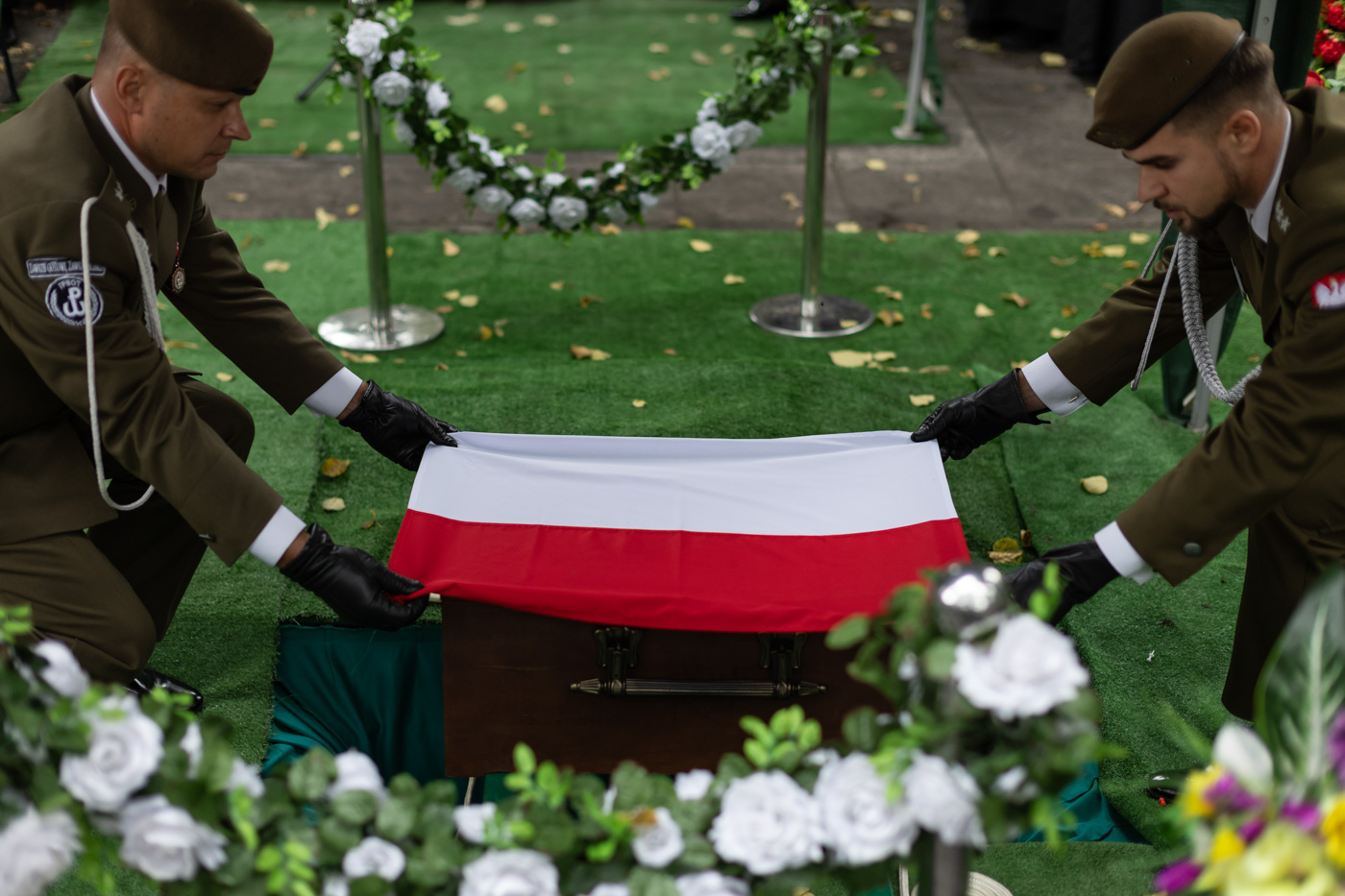 Uroczystości pogrzebowe Henryka Ernesta vel Mirosława Walkowskiego. Gdańsk, 4 września 2026 r. Fot. Roman Jocher (IPN)