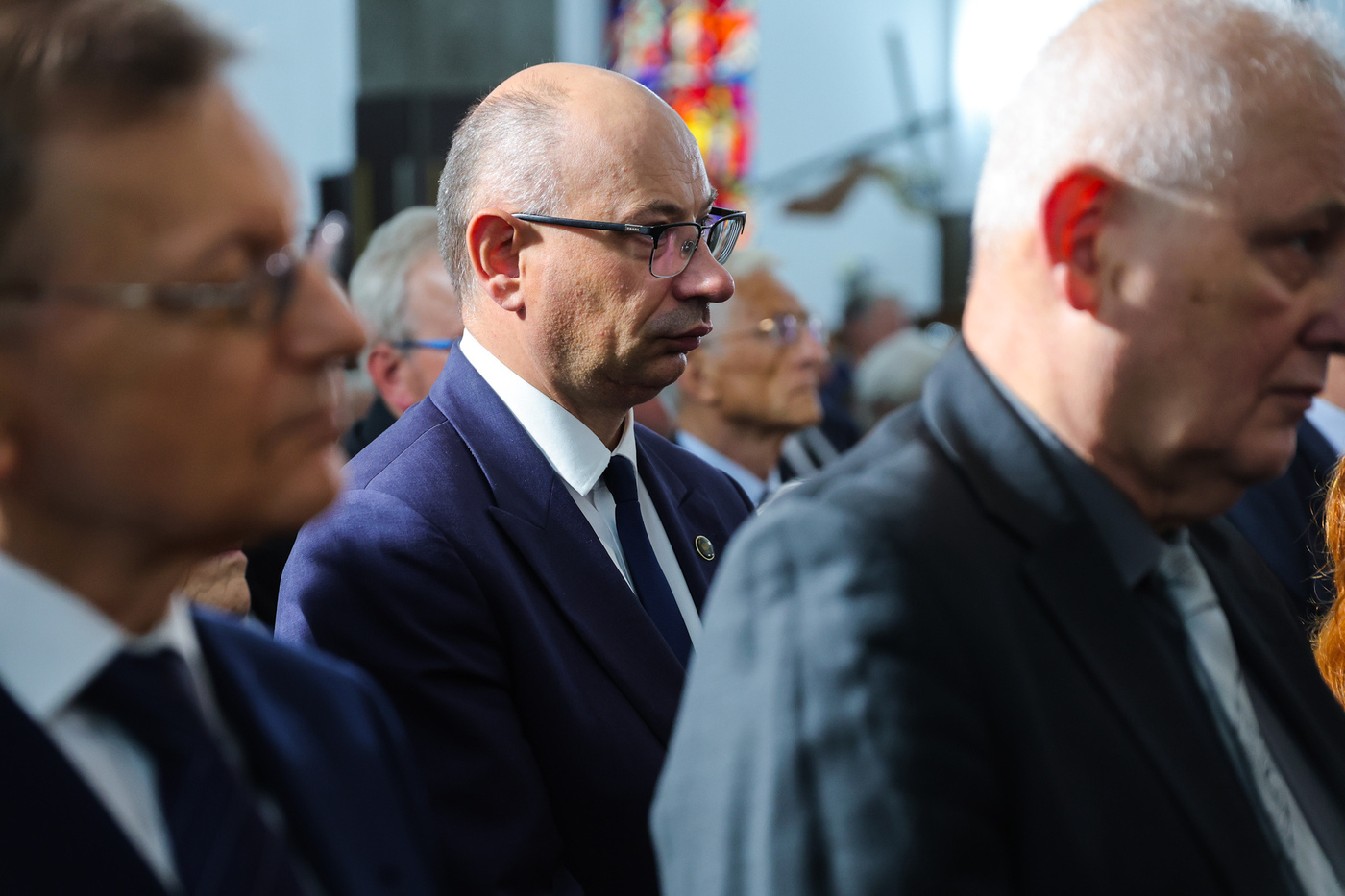 Pożegnaliśmy Andrzeja Wielowieyskiego. Na zdj. zastępca prezesa IPN dr Mateusz Szpytma – Warszawa, 7 września 2026. Fot. Dariusz Skrzyniarz (IPN)