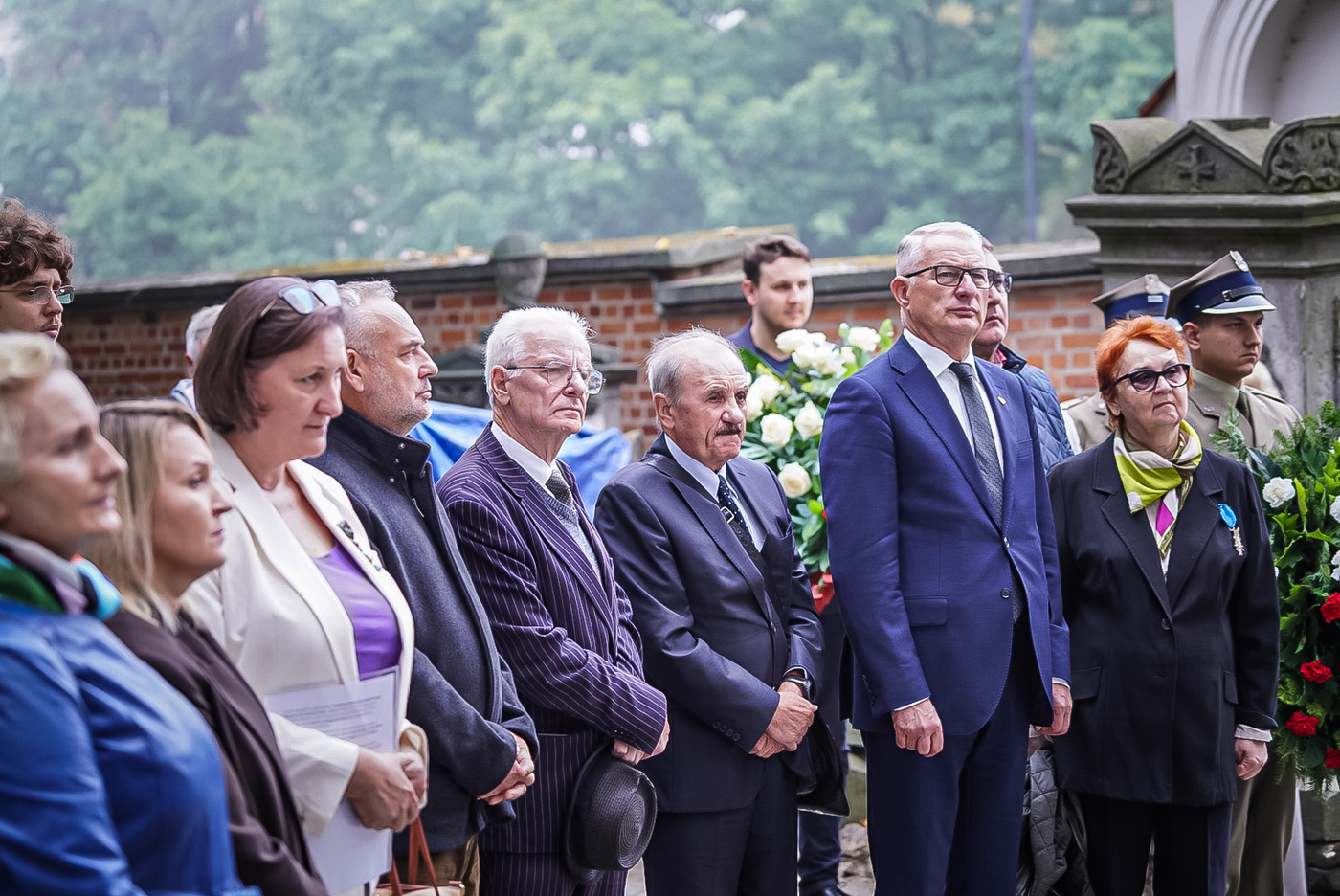 Odsłoniliśmy tablicę poświęconą pamięci Polaków przymusowo deportowanych do Kazachstanu, na Syberię oraz do republik Azji Środkowej – Warszawa, 15 sierpnia 2026. Fot. Mateusz Niegowski (IPN)
