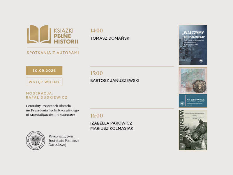 Spotkania z cyklu „Książki Pełne Historii”