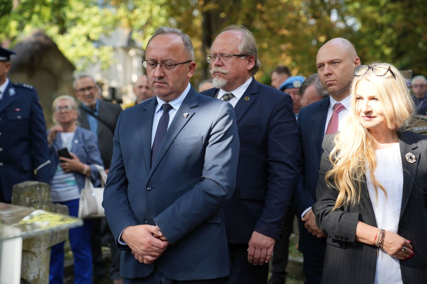 Uroczystość odsłonięcia upamiętnienia Ofiar Zbrodni Wołyńskiej – Lublin, 19 września 2026. Fot. Dominik Borek (IPN)