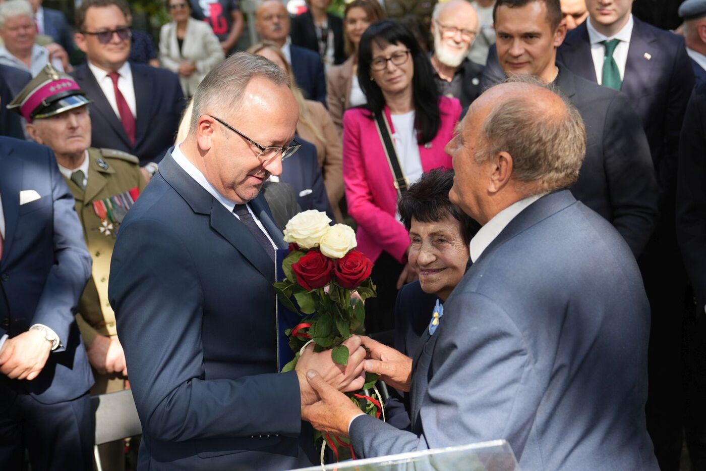 Uroczystość odsłonięcia upamiętnienia Ofiar Zbrodni Wołyńskiej – Lublin, 19 września 2026. Fot. Dominik Borek (IPN)
