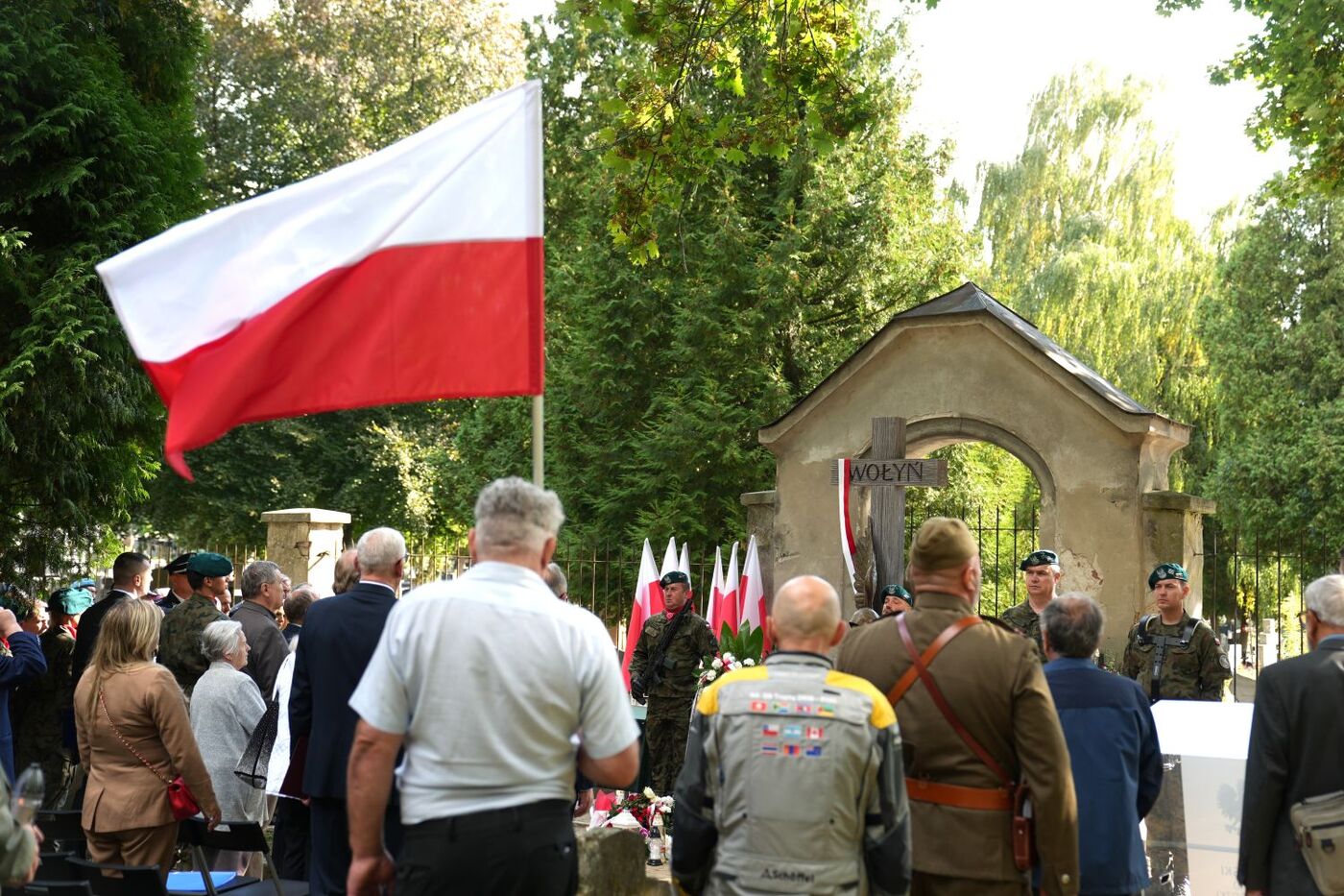Uroczystość odsłonięcia upamiętnienia Ofiar Zbrodni Wołyńskiej – Lublin, 19 września 2026. Fot. Dominik Borek (IPN)