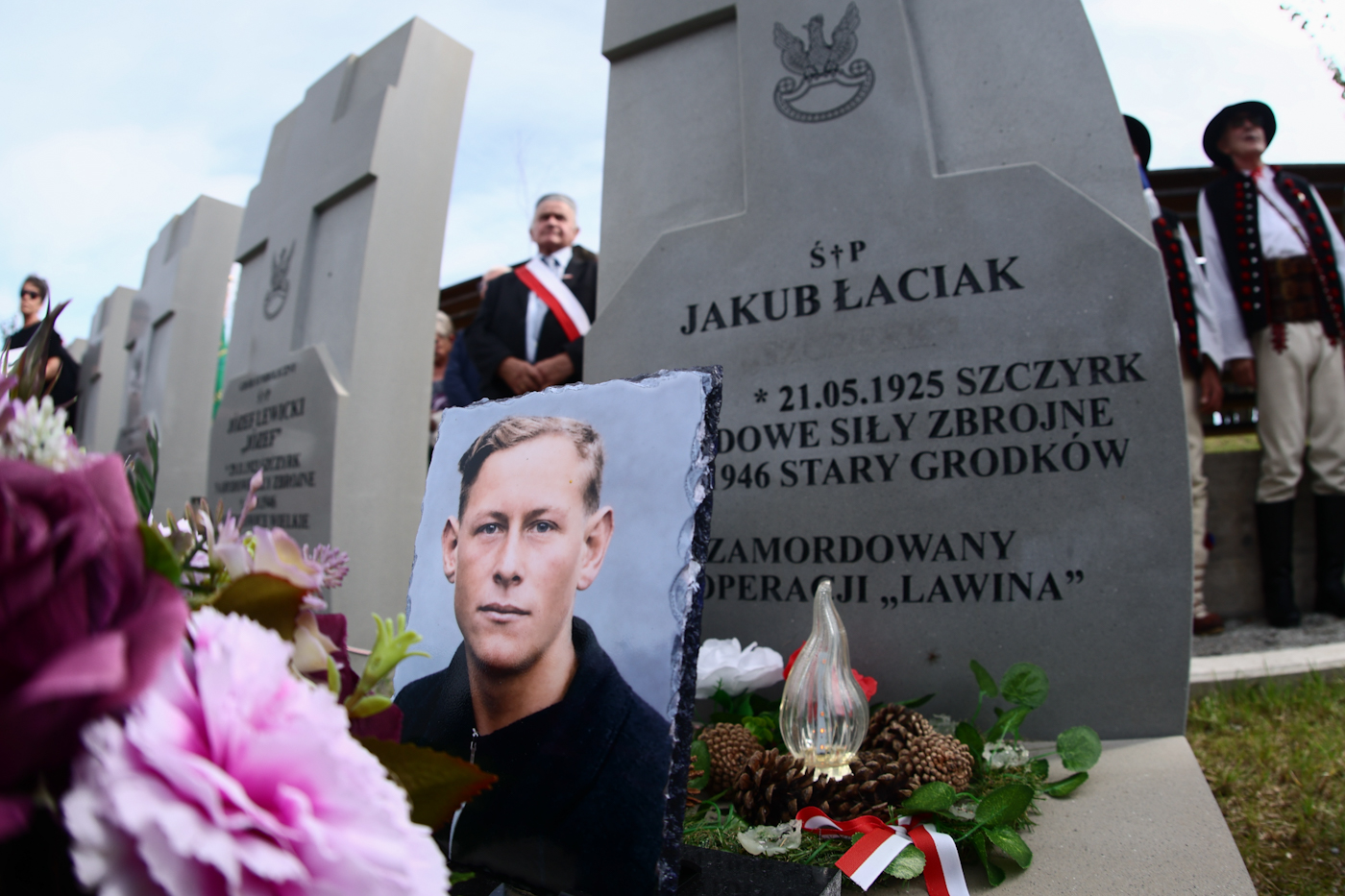 80. rocznica mordu dokonanego na żołnierzach VII Śląskiego Okręgu Narodowych Sił Zbrojnych, Kamesznica – 20 września 2026 r., fot. Sławomir Kasper (IPN)